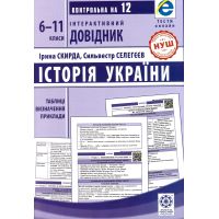 НУШ Інтерактивний довідник Весна Історія України 6-11 клас + онлайн тести 2025 рік Скирда 